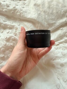 Digital High Definition 2X Telephoto Lens Attachment - Black